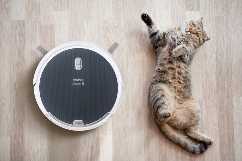 aspirateur poils de chat amibot animal
